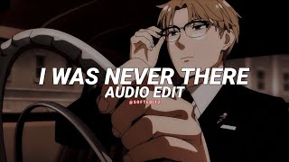 i was never there (sped up) - the weeknd ft. gessafelstein [edit audio]