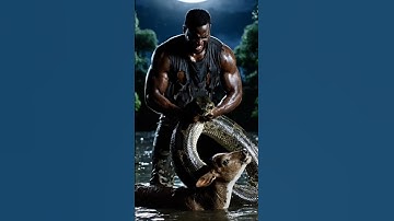 🧔 Man vs Giant Python 🐍 | Epic Clash 😱 | Horror Animal Shorts