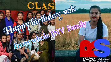 Happy birthday Snigdha Das | From whole JNV Family