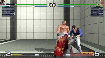 KOF XIV - Geese Safe jump setup