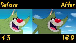 Oggy And The Roaches - The Mini F War S03E23 Full Episode In Hd Comparison