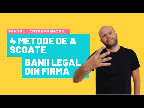 4 METODE DE A SCOATE BANII LEGAL DIN FIRMĂ!