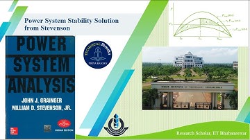 Power system stability tutorial | Power system analysis Stevenson solution| IIT Bhubaneswar Tutorial