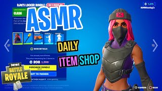ASMR Fortnite NEW RJW Locker Bundle! Daily Item Shop 🎮🎧 Relaxing Whispering 😴💤