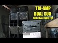 HOW to TRI-AMP DUAL SUB Without Crossover Setup with EQ - Tutorial - Guide - Vlog