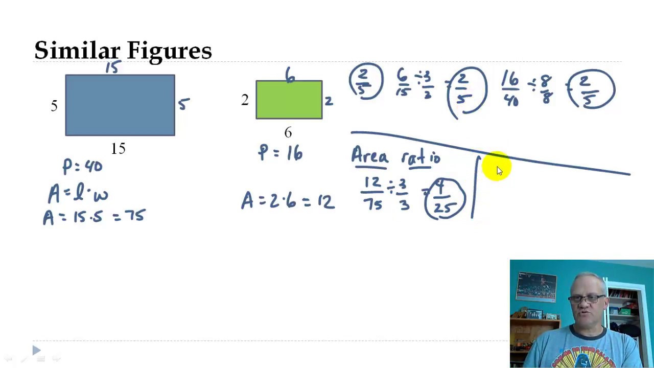 Geo - 11.5 Areas of Similar Figures - YouTube