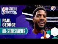 Paul George 2019 All Star Starter 2018 19 NBA Season