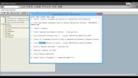 SAP BASIS / ABAP - Como Exportar e Importar uma Request Externa