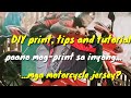 DIY print, tips and tutorial | paano mag-print | motorcycle jersey