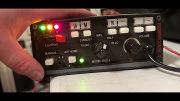 Code 3 Mastercom b siren with newer style air horn