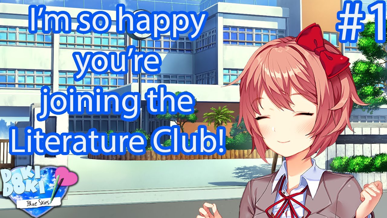 PLAY BLUE SKIES ITS AMAZING #DDLC #ddlcblueskies #ddlcedit #fyp @☆Doki