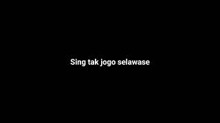 Roso Atiku-Rindra Putra (lirik&overlay)lagu jawa