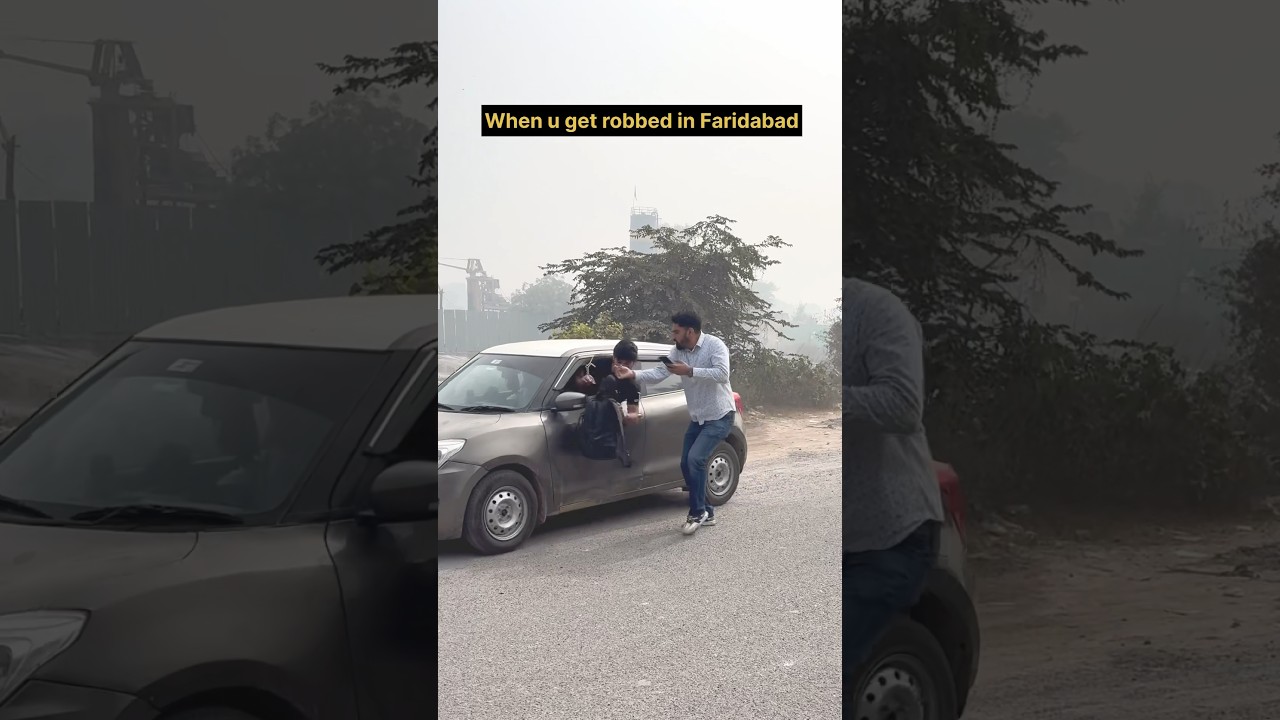 Robbery in faridabad 💀. 