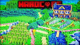 Celebrity I Built 10 AESTHETIC Farms in Minecraft Hardcore Profile