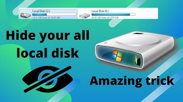 Hide and show your Hard Drive Partition | Amazing trick for all computer user |