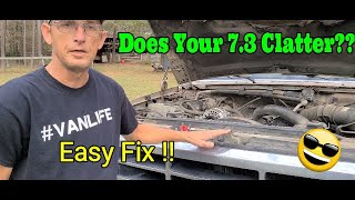 Cheap Trick To A Quieter Healthier Ford 7.3 Turbo Powerstroke ! MUST SEE !! READ The Description!!!