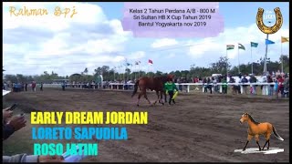 Early dream Jordan, race 3 ,piala raja HB X cup 2019
