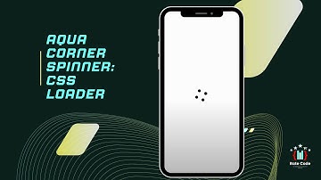 5. Aqua Corner Spinner  CSS Loader Animation #css #webdevelopment #react