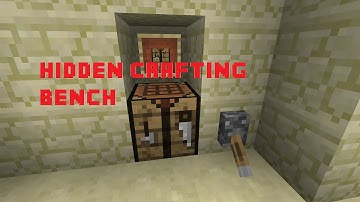 Hidden Crafting Tutorial [survial friendly] 1.5.1