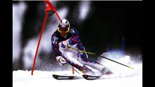 Alberto Tomba wins giantslalom (Alta Badia 1994)