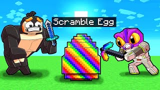 Hatching Overpowered Scramble Egg! (Minecraft)