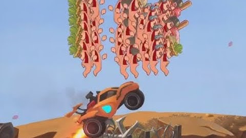 Worms WMD - Rocket League Car vs. 47 Worms