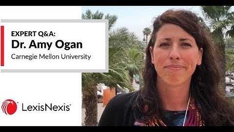 LexisNexis Q&A with Dr. Amy Ogan