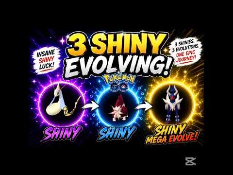Pokémon GO: 3 Shiny Evolutions Revealed! 🌟 #pokemongo #ポケモンgo #shinypokemon