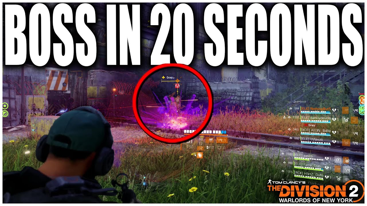 I CAN'T BELIEVE WE BEAT THIS DIVISION 2 IRON HORSE RAID BOSS IN 20 SECONDS - SKILL BUILD BREAKDOWN