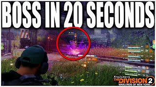 I CAN'T BELIEVE WE BEAT THIS DIVISION 2 IRON HORSE RAID BOSS IN 20 SECONDS - SKILL BUILD BREAKDOWN