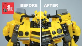 How to FIX Studio Series Bumblebee Rise of the Beasts - CUSTOM STOP-MOTION REVIEW