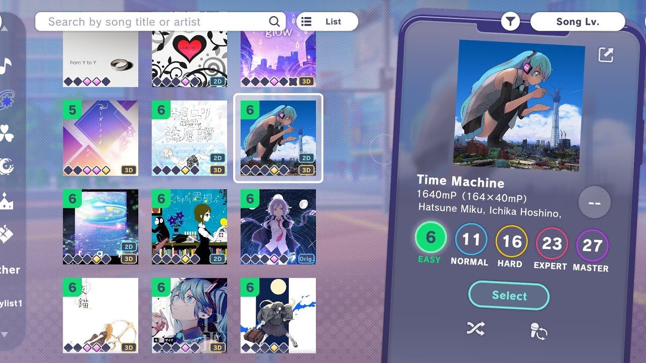 Project Sekai: Time Machine Easy-Master