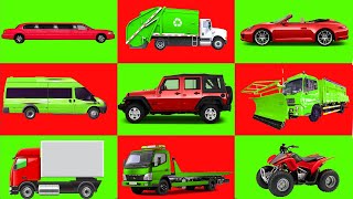 Мультфильм про Машинки для детей Изучаем транспорт и звуки Транспорт для детей Грузовики Мусоровоз