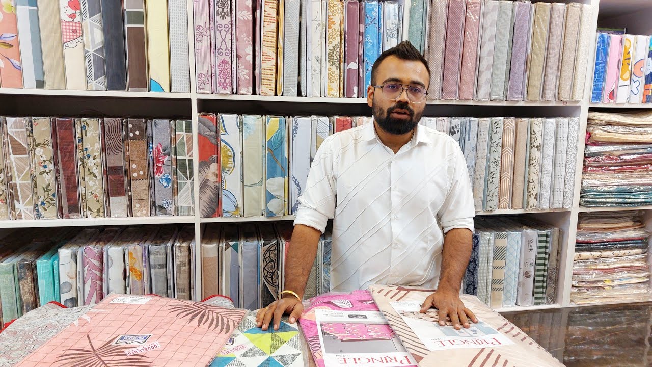 chickpet wholesale bedsheets, blankets, curtains shop| wholesale prices Bangalore shopping