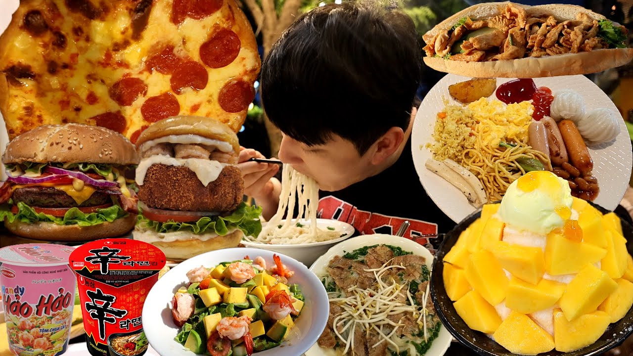 [다낭 호이안2]20000kcal 피자 & 햄버거 & 신라면 & 빙수 & PIZZA & BURGER & MUKBANG VLOG