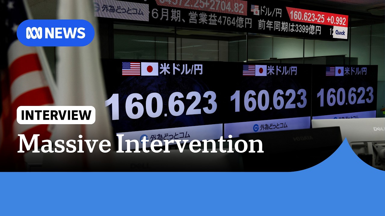 Why has the US just 'intervened massively' to buy Japanese yen? | ABC NEWS