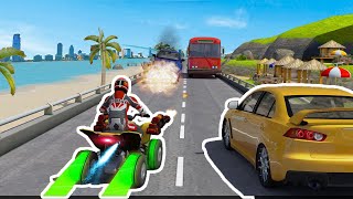Quad ATV Bike Race Free: Traffic Racing Games | By Hi5 Games Studio | Android Gameplay | Walkthrough screenshot 2