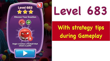 Inside Out Thought Bubbles - Level 683 - Tips and Strategy Gameplay Walkthrough No Boosters