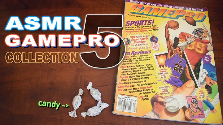ASMR - GamePro Magazines Part 5 - whispering, mouth sounds, page flipping, repeating,  male voice