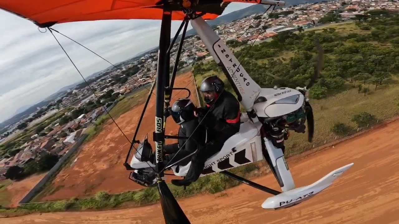Voo de Instrução Trike Ícaros #4 - Mari - stall, parafuso chato e outros exercícios