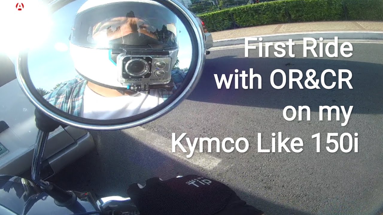 FIRST RIDE WITH OR & CR ON MY KYMCO LIKE 150i! QUICKIE RIDE SA MOA (Grabe ingay ng Discbrakes!)