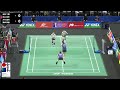 【総合2024】女子ダブルス準決勝｜志田千陽／松山奈未（再春館製薬所）vs 大竹望月／髙橋美優（BIPROGY）