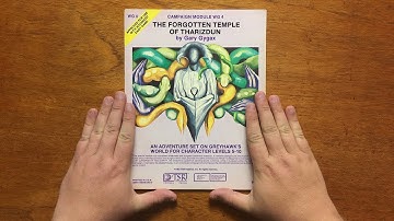2000 sub special!  The Forgotten Temple of Tharizdun for AD&D 1st edition by TSR