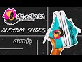 Decollete custom sneakers for natalie howe