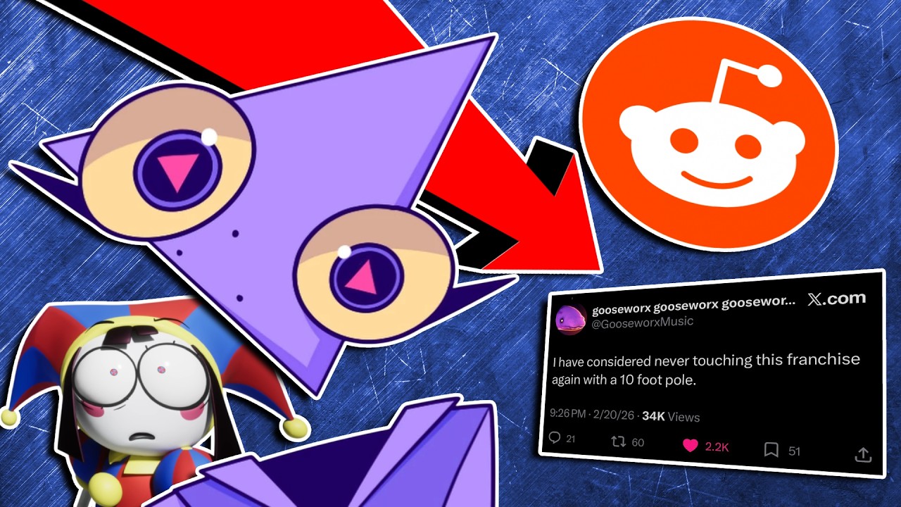 Фандом «Цифрового цирка» зашёл СЛИШКОМ ДАЛЕКО... (Драма с участием «Гусеворкса»)