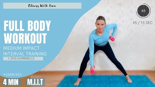 Best MIIT Full Body Workout | Interval Training | Fitness With Diva