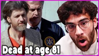 HasanAbi reacts to ‘Unabomber’ Ted Kaczynski Dead In Prison Cell At Age 81