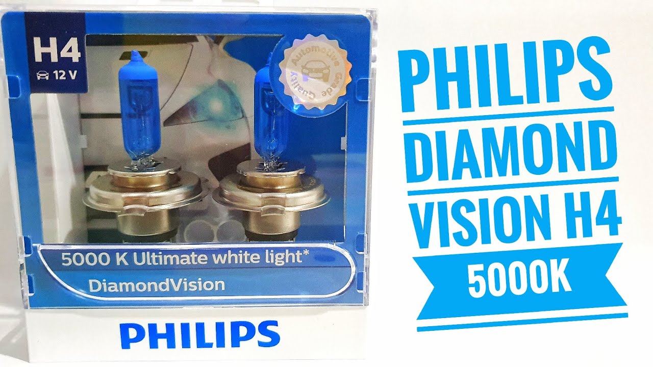 Philips Diamond Vision H4 5000K