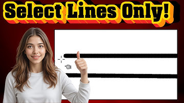 Alleen lijnen selecteren in Gimp | Contouren en schetsen isoleren (2025)