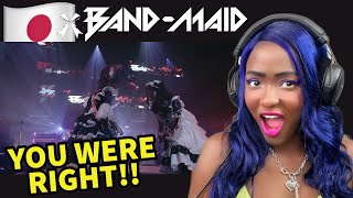 BAND-MAID - DOMINATION LIVE ? | SINGER FIRST TIME REACTION